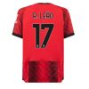 Moški Nogometni dresi AC Milan Domači 2023-24 Kratek Rokav Rafael Leao 17