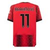 Moški Nogometni dresi AC Milan Domači 2023-24 Kratek Rokav Zlatan Ibrahimovic 11