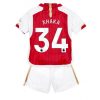 Otroški Nogometni dresi Arsenal Domači 2023-24 Kratek Rokav + Kratke hlače Granit Xhaka 34
