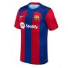 Poceni Moški Nogometni dresi Barcelona Domači 2023-24 Kratek Rokav