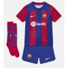 Poceni Otroški Nogometni dresi kompleti Barcelona Domači 2023-24