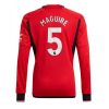 Moški Nogometni dresi Manchester United Domači 2023-24 Dolgi Rokav Harry Maguire 5