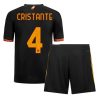 Bryan Cristante #4 Otroški Nogometni dresi kompleti AS Roma Tretji 2023 2024