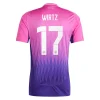 Moški Nogometni dresi Nemčija Gostujoči Euro 2024 Florian Wirtz 17