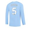 Nogometni Dresi za ekipe Manchester City Domači 2023-24 z lastnim tiskom John Stones 5
