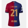 Moški Nogometni dresi Barcelona Domači 2024-25 Frenkie de Jong 21