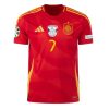 Moški Nogometni dresi Španija Domači Euro 2024 tisk Alvaro Morata 7-1