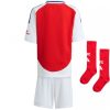 Poceni Otroške Nogometnih dresov Arsenal Domači rdeča bela 2024 2025-1