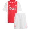 Poceni Otroški Nogometni dresi Ajax Domači 2024-2025 z lastnim tiskom