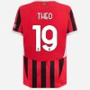 Moški Nogometni Dresi AC Milan Domači 2024-25 rdeča Theo Hernandez 19
