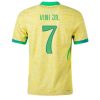 Moški Nogometni dresi Brazilija Domači Copa America 2024 Vinicius Junior 7