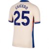 Poceni Moški Nogometni dresi Chelsea Gostujoči 2024-25 Moises Caicedo 25