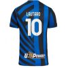 Poceni Moški Nogometni dresi Inter Milan Domači 2024-25 Lautaro Martinez 10