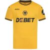 Moški Nogometni dresi Wolves Domači 2024-25 rumena Kratki rokavi