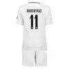 Otroški Nogometni dresi kompleti Real Madrid Domači 2024-25 Rodrygo Goes 11