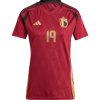 Ženski Nogometni dresi Belgija Domači EP 2024 Kratek Rokav Johan Bakayoko 19-1
