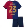 Otroške Nogometnih dresov Barcelona Domači 2024-25 Jules Kounde 23