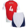 Otroški Nogometni dresi komplet za otroke Arsenal Domači 2024-25 Ben White 4
