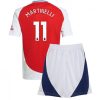 Otroški Nogometni dresi komplet za otroke Arsenal Domači 2024-25 Gabriel Martinelli 11