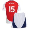 Otroški Nogometni dresi komplet za otroke Arsenal Domači 2024-25 Jakub Kiwior 15