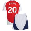 Otroški Nogometni dresi komplet za otroke Arsenal Domači 2024-25 Jorginho Frello 20