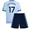 Otroški Nogometni dresi komplet za otroke Arsenal Tretji 2024-25 Oleksandr Zinchenko 17