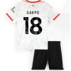 Otroški Nogometni dresi kompleti za otroke Liverpool Tretji 2024-2025 Cody Gakpo 18