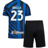 Otroški Nogometni Dresi Kompleti za otroke Inter Milan Domači 2024-25 Nicolo Barella 23