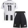 Otroški Nogometni dresi kompleti za otroke Juventus Domači 2024-25 Nicolas Gonzalez 11