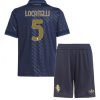 Otroški Nogometni dresi kompleti za otroke Juventus Tretji 2024-25 Manuel Locatelli 5