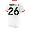 Moški Nogometni dresi Liverpool Tretji 2024-25 Kratki Rokavi Bela Andrew Robertson 26