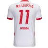 Moški Nogometni dresi RB Leipzig Domači 2024-25 bela rdeča Lois Openda 11