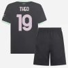 Otroški Nogometni Dresi Kompleti za otroke AC Milan Tretji 2024-25 Theo Hernandez 19