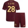 Otroški Nogometni Dresi Kompleti za otroke AS Roma Domači 2024-25 Enzo Le Fee 28