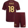 Otroški Nogometni Dresi Kompleti za otroke AS Roma Domači 2024-25 Matias Soule 18