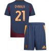 Otroški Nogometni dresi kompleti za otroke AS Roma Tretji 2024-25 Paulo Dybala 21