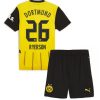Otroški Nogometni dresi kompleti za otroke BVB Borussia Dortmund Domači 2024-25 Julian Ryerson 26