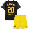 Otroški Nogometni dresi kompleti za otroke BVB Borussia Dortmund Gostujoči 2024-25 Marcel Sabitzer 20