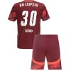 Otroški Nogometni dresi za nogomet RB Leipzig Gostujoči 2024-2025 rdeča Benjamin Sesko 30