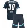 Otroški Nogometni dresi za nogomet RB Leipzig Tretji 2024-2025 zelena Benjamin Sesko 30