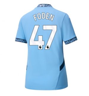 Ženske Nogometnih dresov Manchester City Domači 2024-25 modra Phil Foden 47
