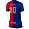 Poceni Ženski Nogometni dresi Barcelona Domači 2024-25 Kratek Rokav Ansu Fati 10