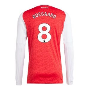 Arsenal Domači 2025-26 Moški Nogometni dresi Martin Ødegaard 8