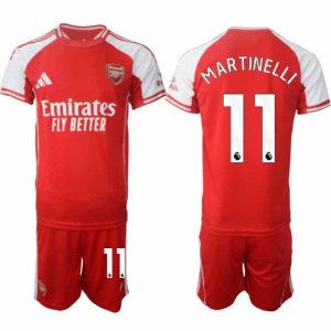 Arsenal Domači 2025-26 Moški Nogometni dresi kompleti Gabriel Martinelli 11