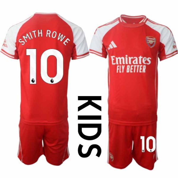Arsenal Domači 2025-26 Nogometni dresi Kompleti za otroke Emile Smith Rowe 10