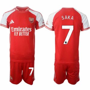 Arsenal Domači 2025-26 Moški Nogometni dresi kompleti Bukayo Saka 7