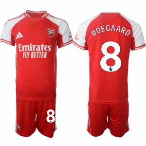 Arsenal Domači 2025-26 Moški Nogometni dresi kompleti Martin Ødegaard 8