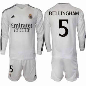 Real Madrid Domači 2024-25 Moški Nogometni dresi Jude Bellingham 5
