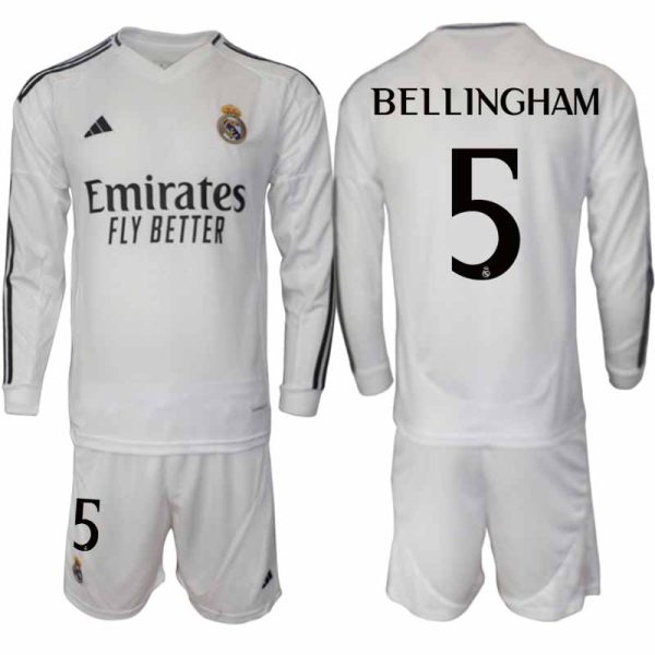 Real Madrid Domači 2024-25 Moški Nogometni dresi Jude Bellingham 5
