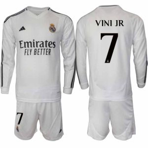 Real Madrid Domači 2024-25 Moški Nogometni dresi Vinicius Junior 7